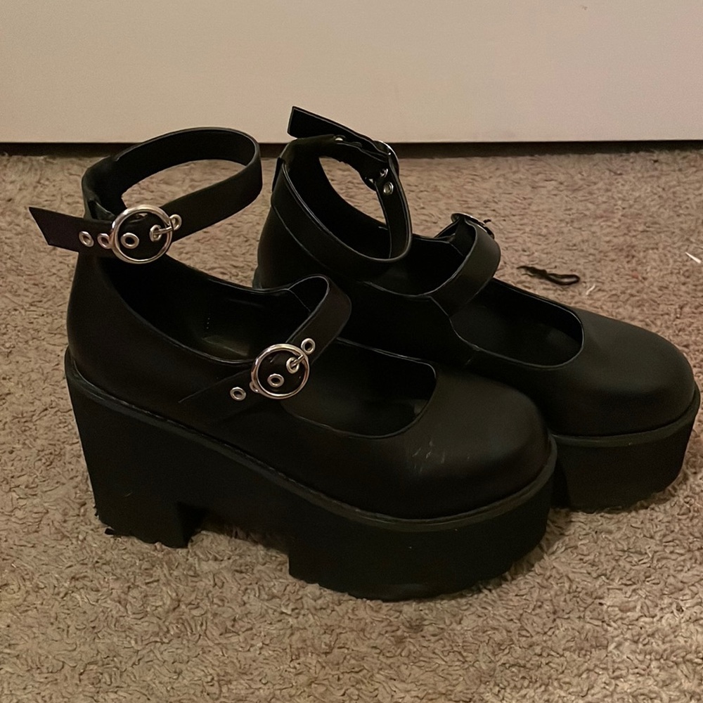 big platform mary janes!